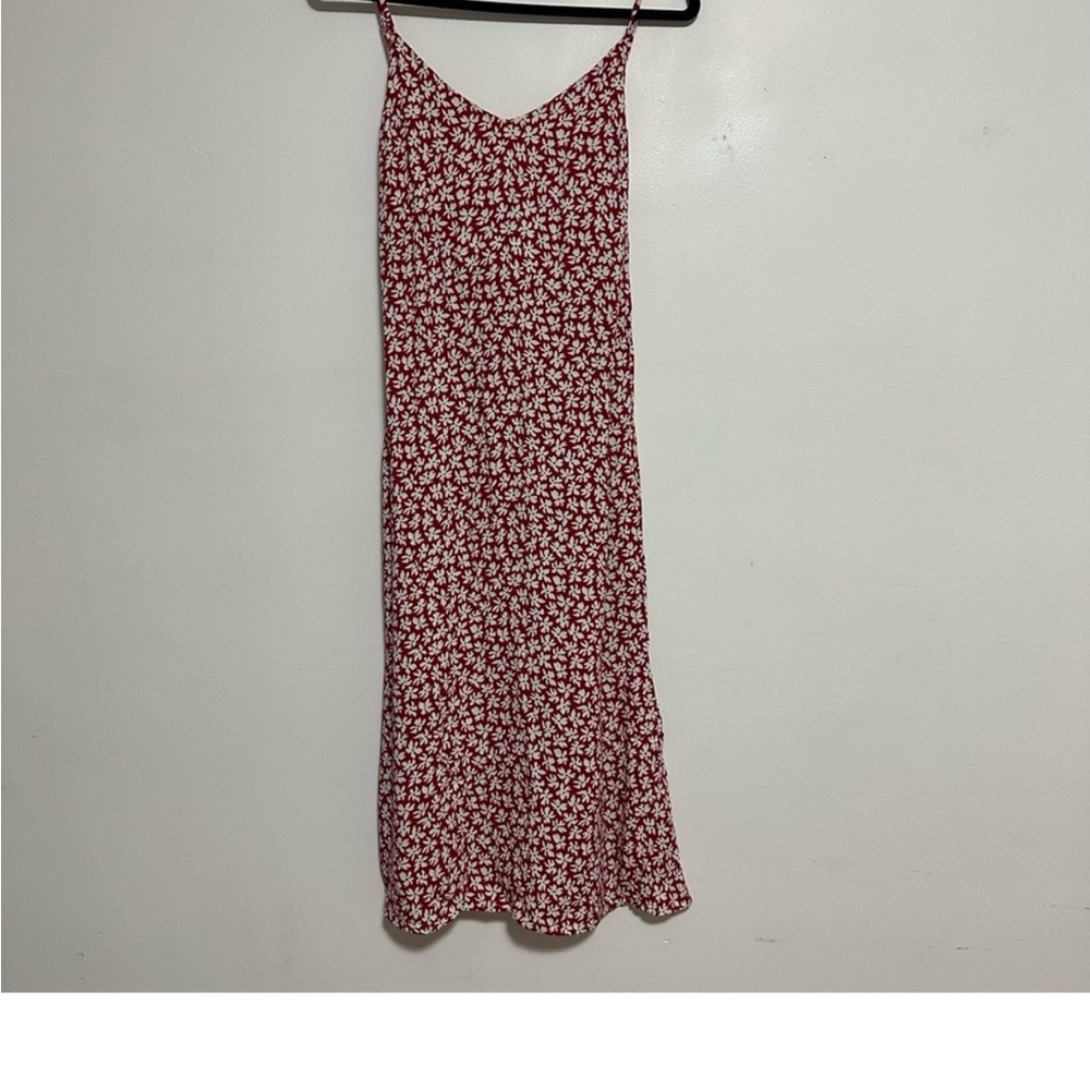 Reformation Nella Midi Tie Back Dress in Grenadine